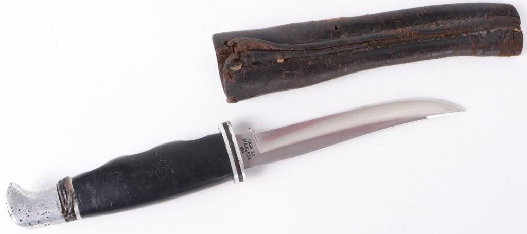 VINTAGE CASE XX APACHE 300 HUNTING KNIFE W/ SHEATH (1 of 5)