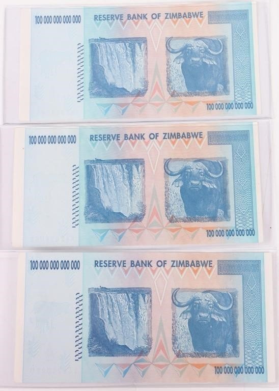 MINT UNCIRCULATED FOREIGN CURRENCY NOTES - 6