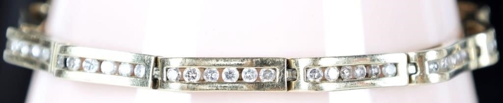 1.44CTW 72 DIAMOND 14K YELLOW GOLD LADIES BRACELET (1 of 4)