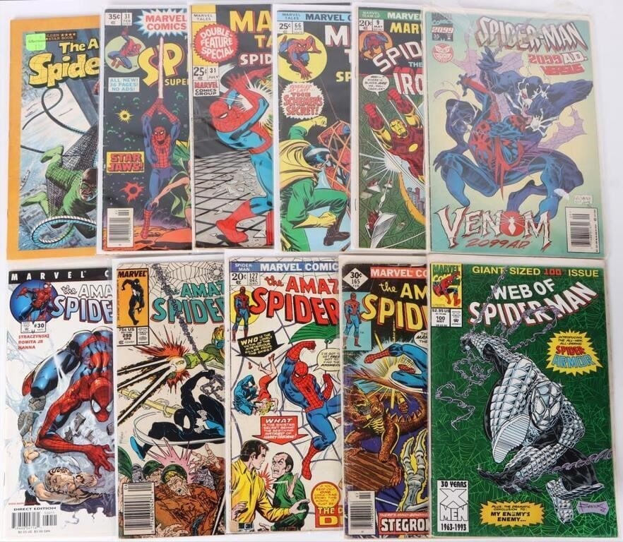 SPIDERMAN BRONZE & MODERN LOT INCL. 299 (12) (1 of 5)