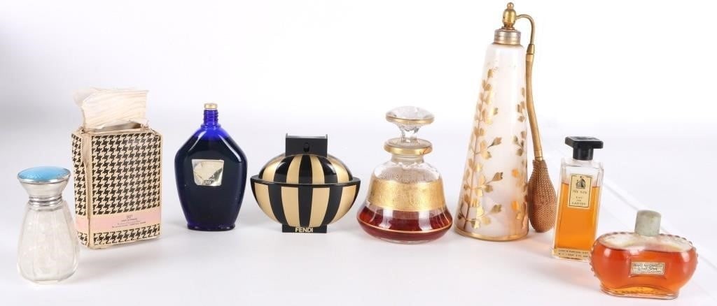VINTAGE PERFUME BOTTLES DIOR BOURJOIS MY SIN ETC 8 (1 of 6)
