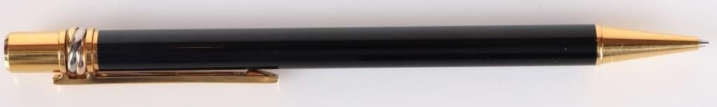 MUST DE CARTIER TRINITY RING GOLD/BLACK LAQUER PEN (1 of 6)