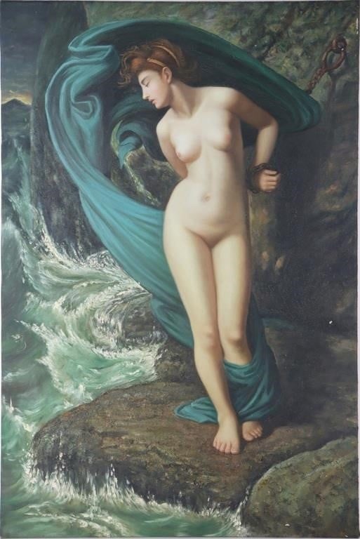 POYNTER ANDROMEDA REPRODUCTION OIL PAINTING (1 of 2)