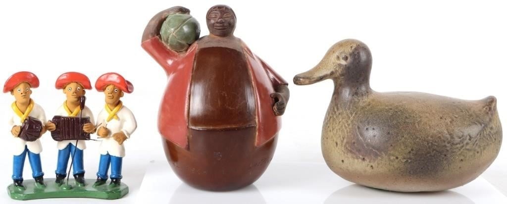 BRAZILIAN & PERU FOLK ART FIGURES & CARVINGS (1 of 7)