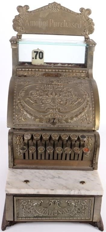 ANTIQUE 1900'S NATIONAL CASH REGISTER MODEL 313 (1 of 9)