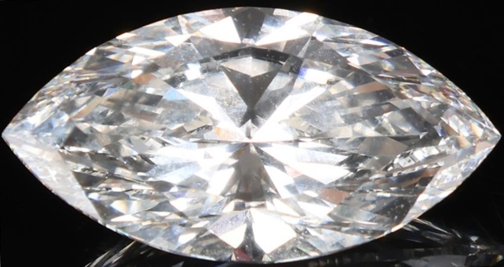 5.08CT MARQUISE LAB GROWN DIAMOND F VVS 2 W/ IGI (1 of 4)