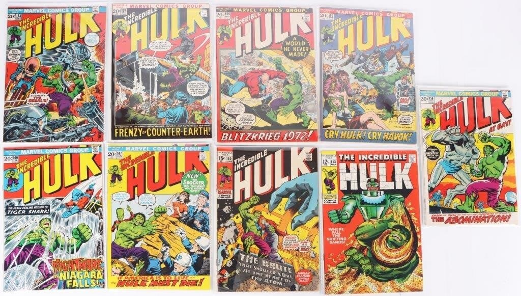 INCREDIBLE HULK SILV/BR AGE COMICS HIGH GRADE (9) (1 of 6)