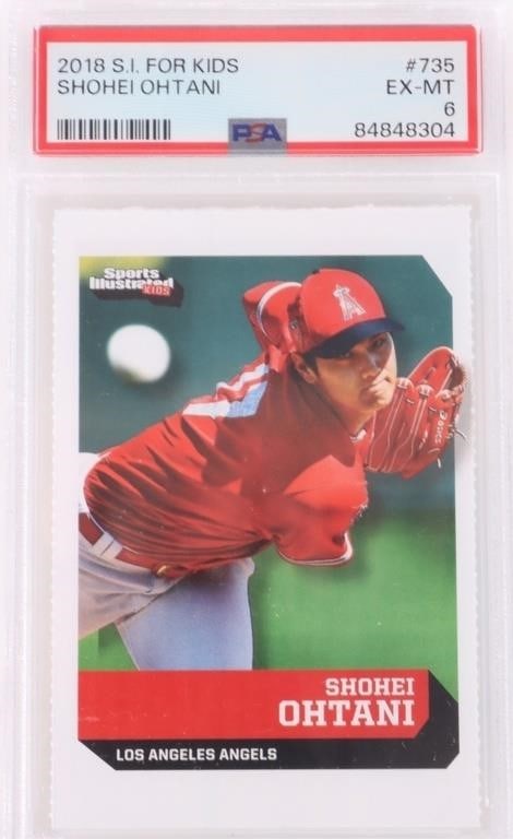 SHOHEI OHTANI 2018 S.I. FOR KIDS #735 PSA 6 CARD (1 of 2)