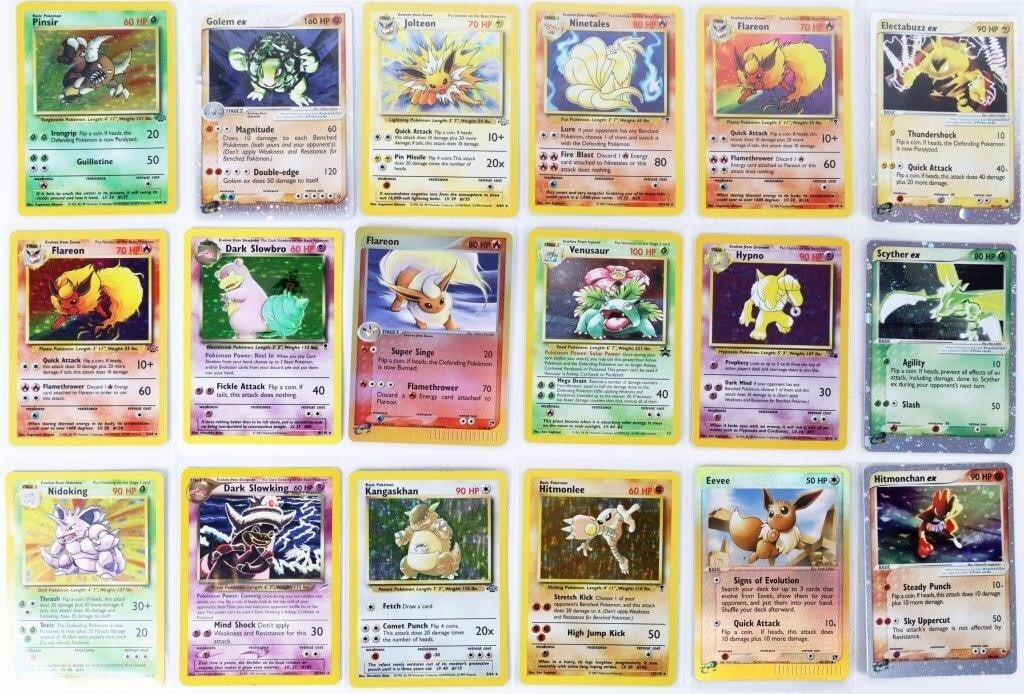 VINTAGE RARE/UNCOMMON G1 POKEMON CARDS HOLOS (17) (1 of 6)