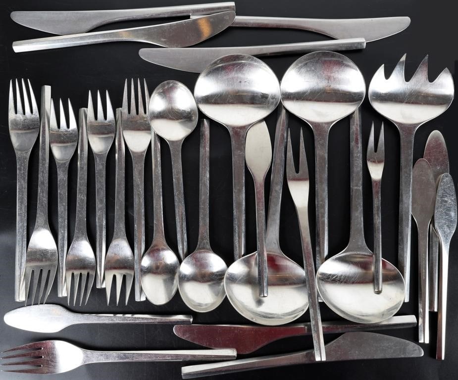 GEORG JENSEN DENMARK STAINLESS PRISM SILVERWARE 29 (1 of 11)