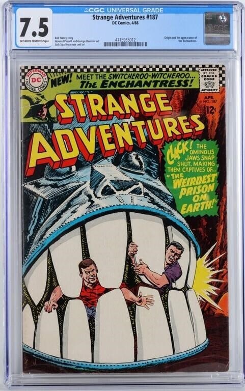 STRANGE ADVENTURES 187 1ST APP ENCHANTRESS CGC 7.5 (1 of 4)