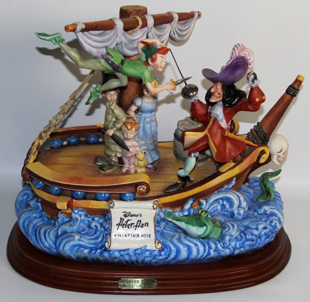 DISNEY LAURENZ CAPT HOOK SHIP BY ENZO ARZENTON: DISNEY LAURENZ CAPT HOOK SHIP BY ENZO ARZENTON Shipping / Pickup: Buyer Can Pick This Item Up or It Can Ship 3rd Party Lot Location: #3 - Off Cap. Cir. NE