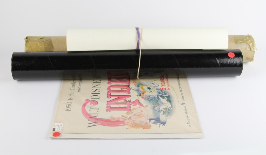 (14) ASSORTED WALT DISNEY MOVIE POSTERS: (14) ASSORTED WALT DISNEY MOVIE POSTERS Fourteen assorted Walt Disney movie posters. Includes (5) Snow White and the Seven Dwarfs, (2) Pinocchio, and (7) Cinderella. Shipping / Pickup: We Can Ship Thi