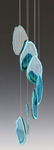 (5) SETS SLICED GEODE WIND CHIMES - 10