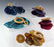 (5) SETS SLICED GEODE WIND CHIMES - 5