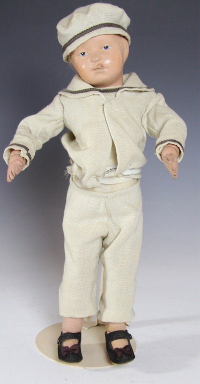 ANTIQUE SCHOENHUT COMPOSITION DOLL: ANTIQUE SCHOENHUT COMPOSITION DOLL Size: 14" Shipping / Pickup: We Can Ship This Item Lot Location: #2 - Calvary, GA
