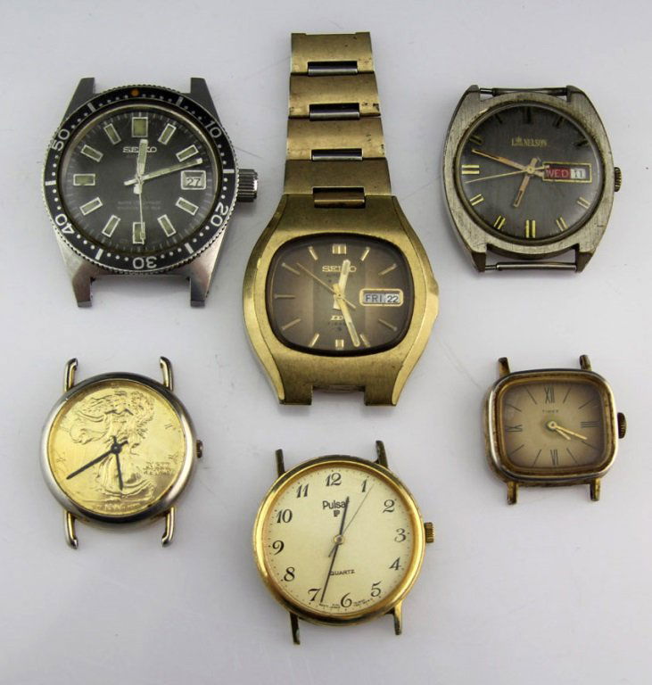 (6) MIXED LOT OF MEN'S WATCHES (1 of 3)