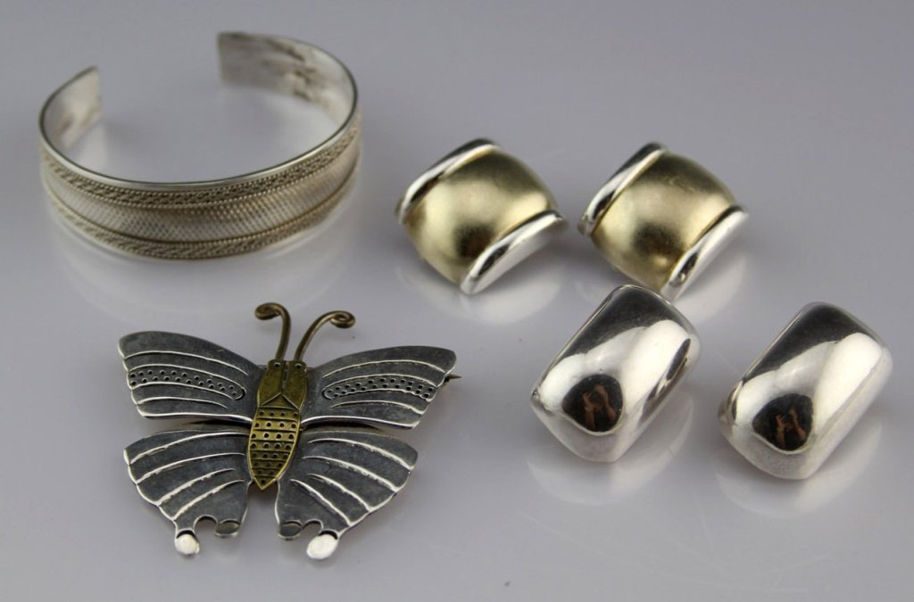LOT LADIES STERLING SILVER JEWELRY (1 of 4)