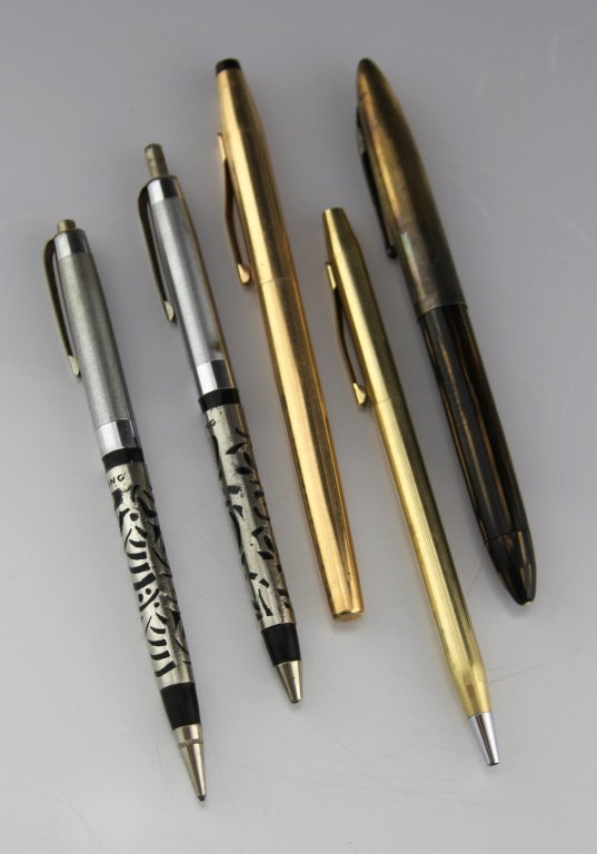 (5) MIXED PENS | STERLING, GOLD FILLED, 14K GOLD (1 of 4)