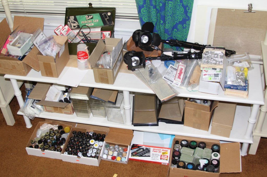 LARGE LOT OF MODEL MAKING TOOLS PARTS & SUPPLIES (1 of 8)