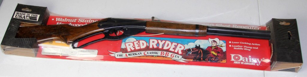 DAISY RED RYDER BB GUN NIB: DAISY RED RYDER BB GUN NIB Condition: New Shipping / Pickup: We Can Ship This Item Lot Location: #2 - NE Tallahassee, FL