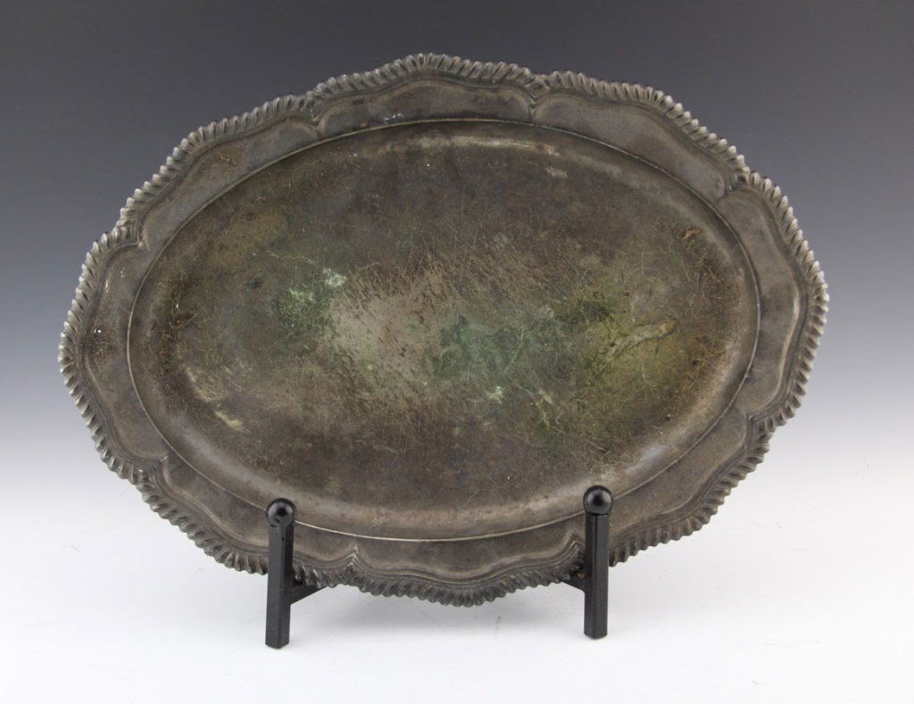 SILVER PLATED TIFFANY & CO. MAKERS TRAY (1 of 4)