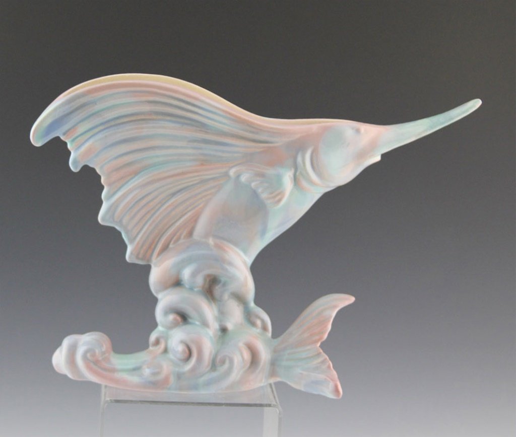 ROYAL HAEGER BY ROYAL HICKMAN MARLIN VASE (1 of 4)