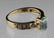 LADIES 10K YELLOW GOLD TOPAZ & DIAMOND RING - 3
