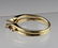 LADIES 14K YELLOW GOLD DIAMOND & RUBY WEDDING SET - 3