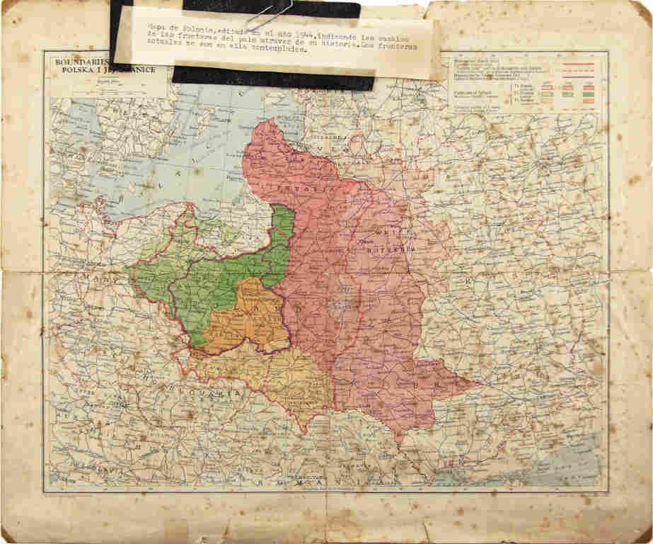 1944 MAP OF POLAND (1 of 4)
