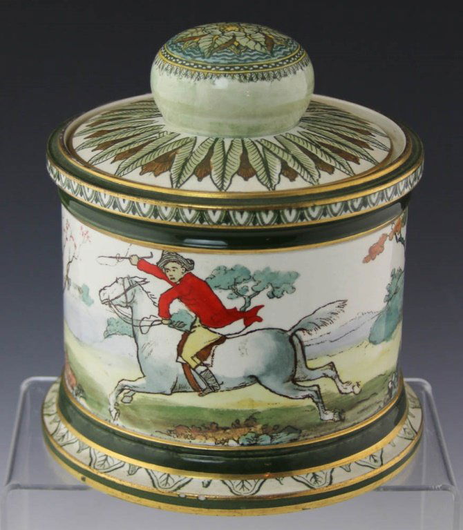ROYAL DOULTON PORCELAIN TEA CADDY (1 of 4)