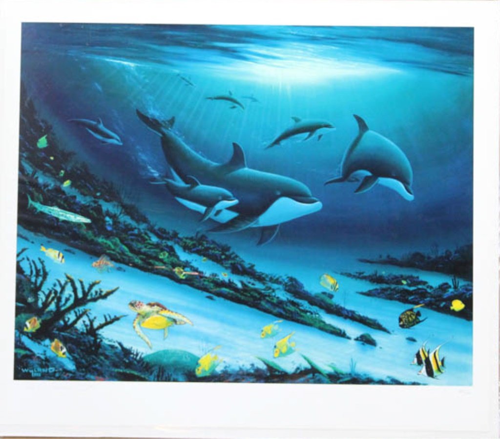 SIGNED NUMBERED ORIGINAL ROBERT WYLAND PRINT (1 of 4)