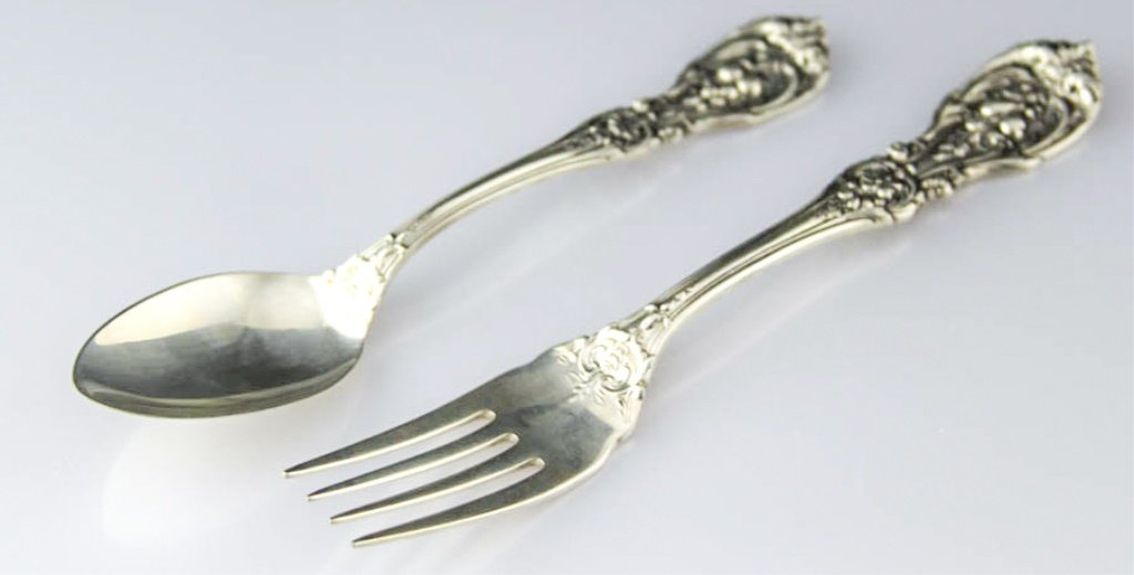 (2) REED & BARTON STERLING SILVER FRANCIS I (1 of 5)