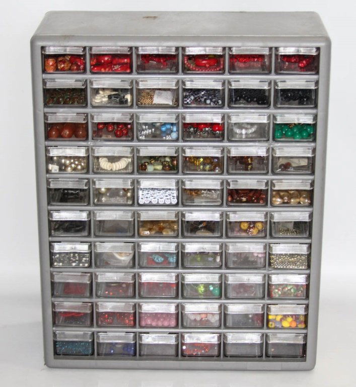CASE OF ASSORTED CRAFTING BEADS (1 of 8)