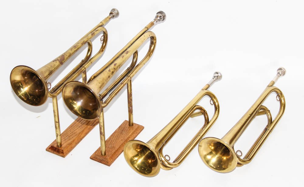 LOT OF MOUNTED BOY SCOUT BUGLES (1 of 3)