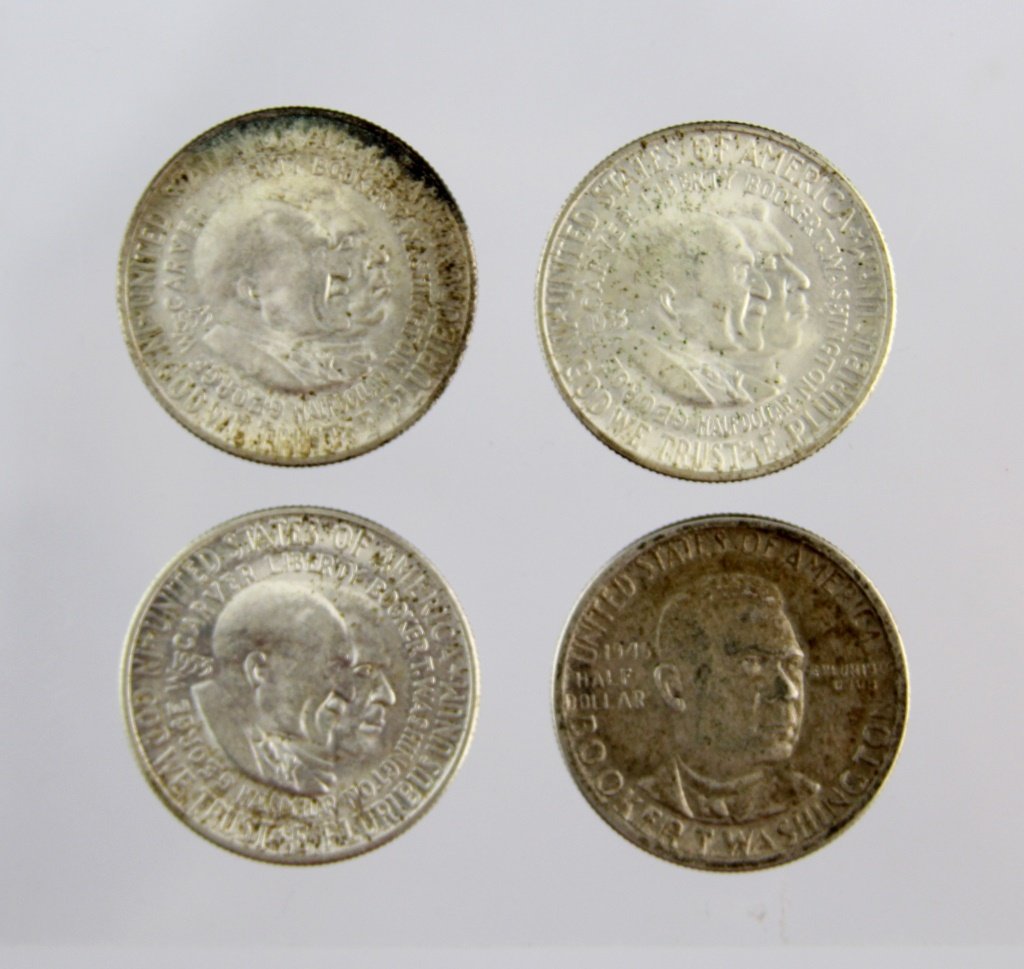 LOT OF 4 1946,1953-S US BOOKER T WASHINGTON COMM (1 of 2)