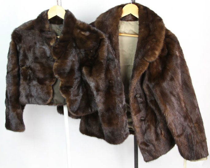 LOT OF TWO MINK FUR JACKETS (1 of 3)