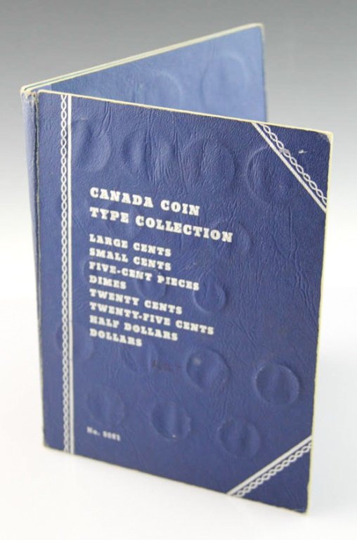 CANADA COIN TYPE COLLECTION IN ALBUM - 50 TOTAL (1 of 5)