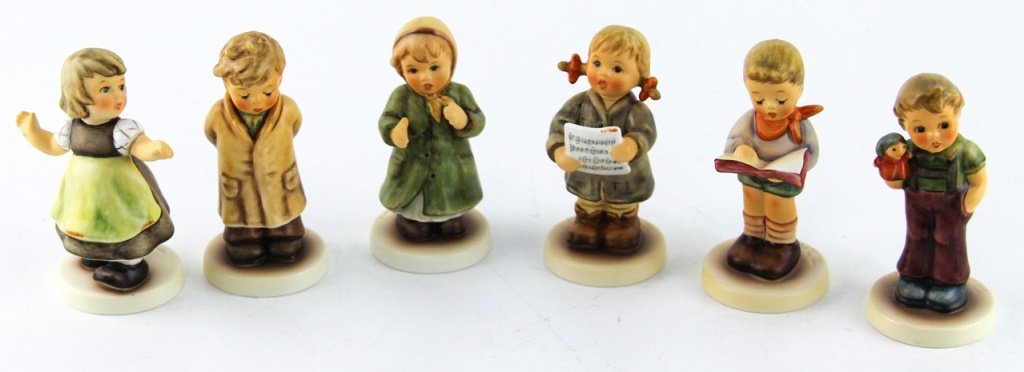 LOT OF SIX HUMMEL PORCELAIN FIGURINES TMK-8 (1 of 7)