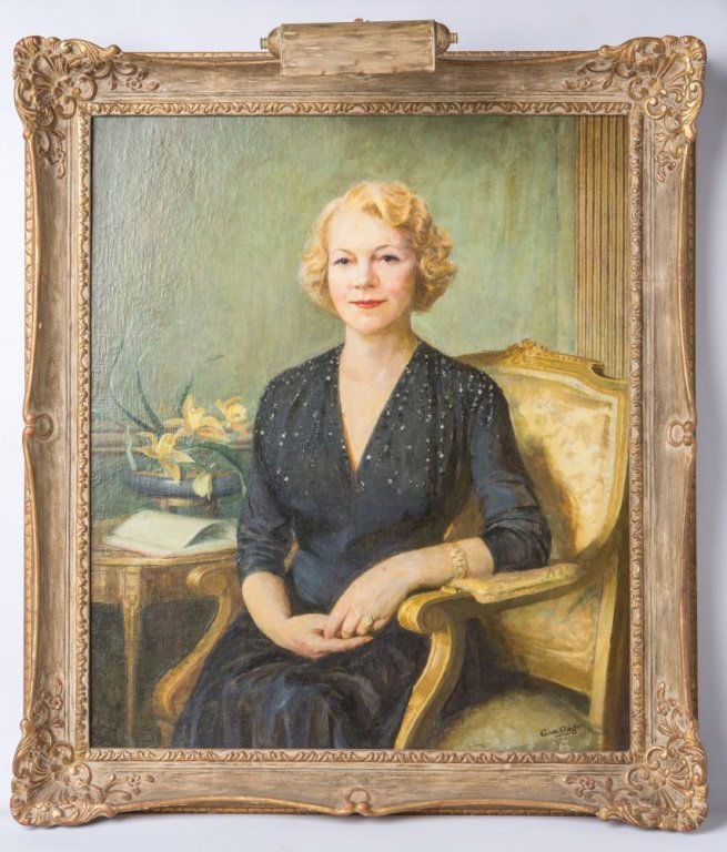 PORTRAIT OIL ON BOARD - SIGNED (1 of 5)