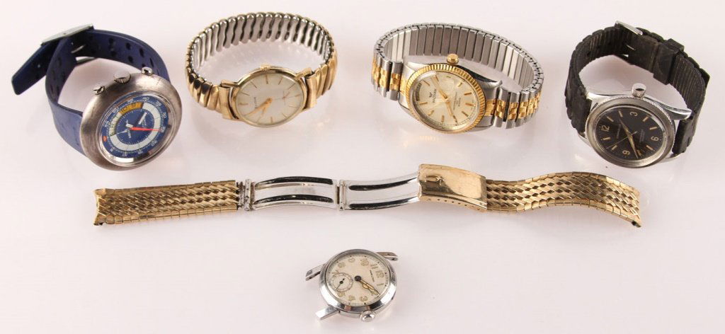 MIXED LOT OF MENS ESTATE WATCHES (1 of 4)