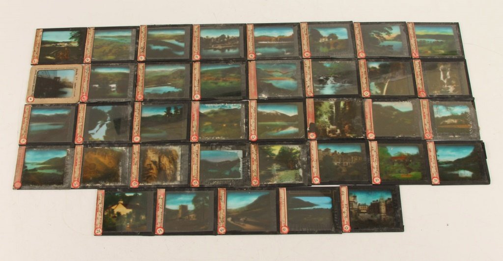 LOT OF (37) MAGIC LANTERN SLIDES ENGLISH LANDSCAPE (1 of 8)