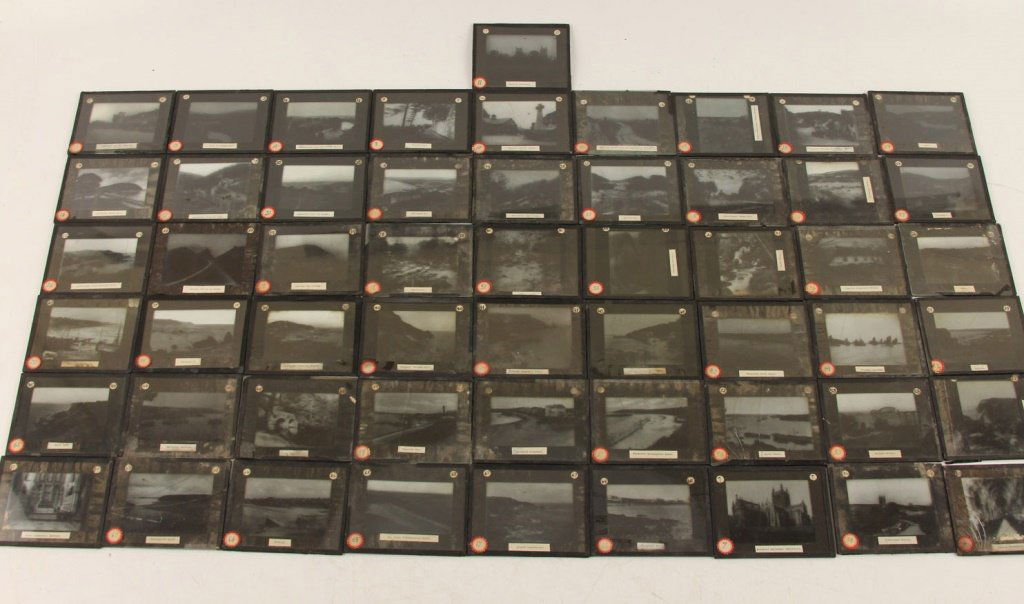 LOT OF (55) MAGIC LANTERN SLIDES - CELTIC NATIONS (1 of 10)