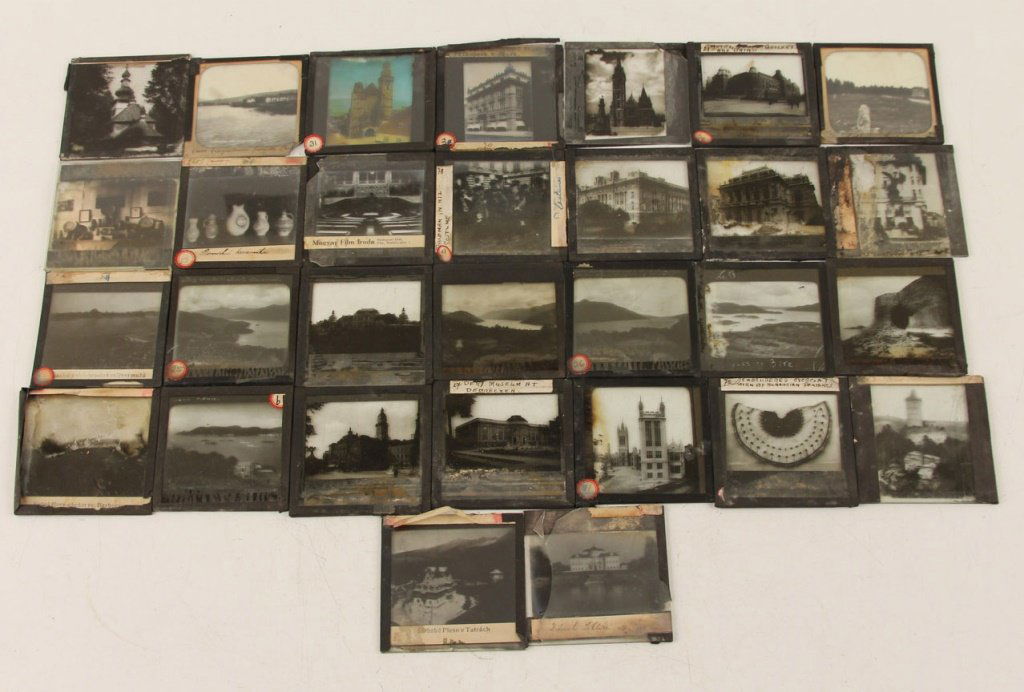 LOT OF (30) MAGIC LANTERN SLIDES--EASTERN EUROPE (1 of 7)