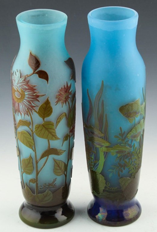 2 | REPRODUCTION GALLE CAMEO GLASS VASES (1 of 4)