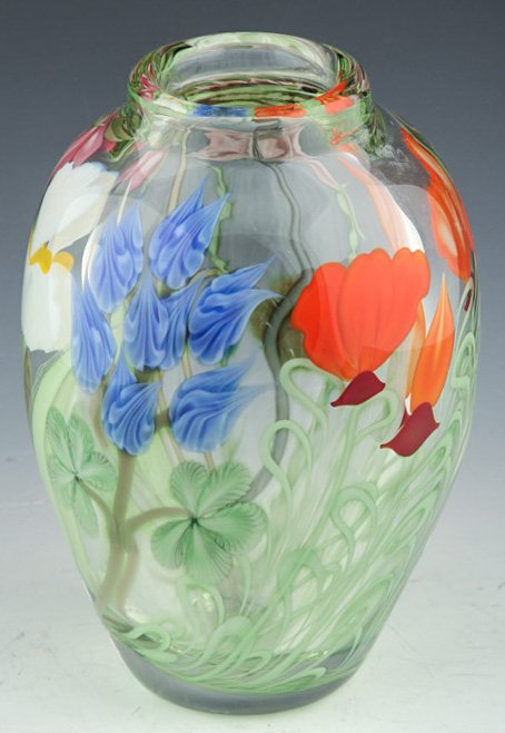 ORIENT & FLUME ALEXANDER FLORAL MOTIF VASE (1 of 5)