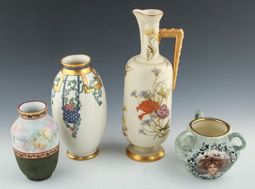 PORCELAIN LOT - ROYAL BAYREUTH, BELLEEK, TEPLITZ (1 of 9)