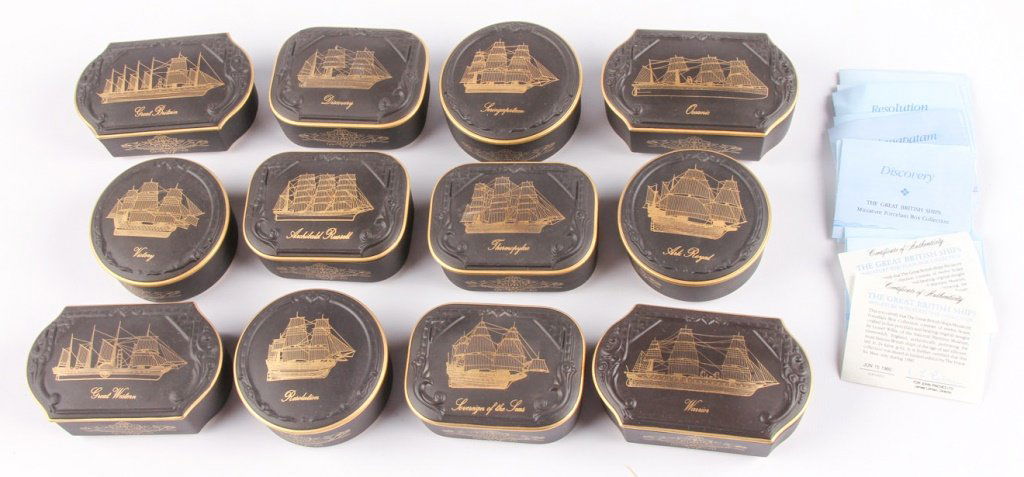 12 FRANKLIN MINT GREAT BRITISH SHIPS COLLECTION (1 of 8)