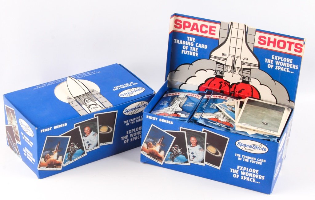 TWO SPACESHOTS TRADING CARDS BOXES W/PACKS (1 of 2)