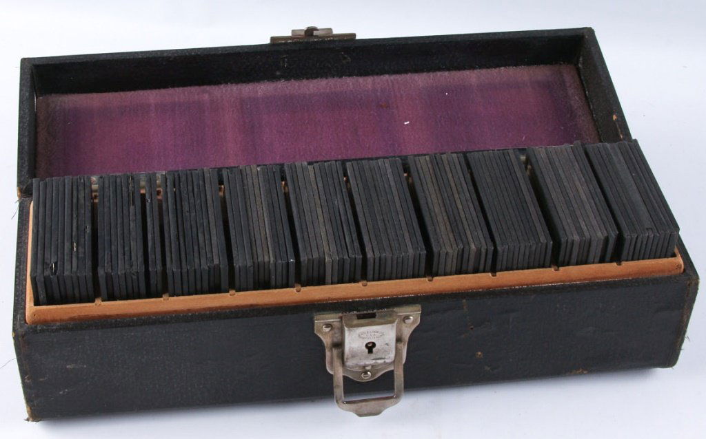 LOT OF 90 MAGIC LANTERN SLIDES - MISCELLANEOUS (1 of 4)